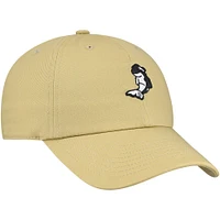 Men's Mitchell & Ness  Tan Vancouver Canucks Plush Doll Adjustable Dad Hat