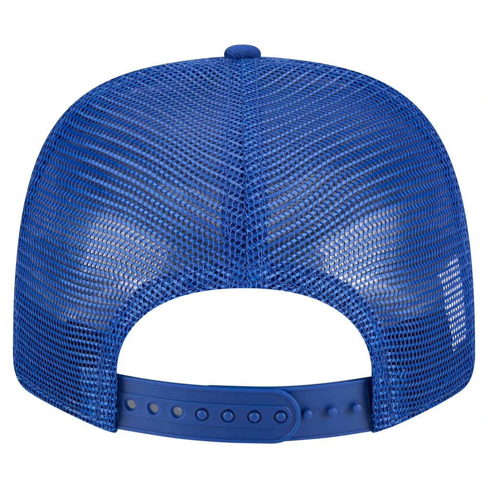 Men's New Era Blue Vancouver Canucks 9SEVENTY Stretch-Snap Trucker Hat