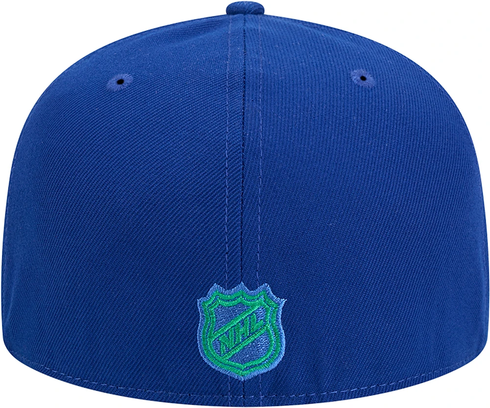 Casquette ajustée Core 59FIFTY bleue des Vancouver Canucks de New Era pour homme