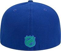 Casquette ajustée Core 59FIFTY bleue des Vancouver Canucks de New Era pour homme