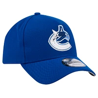 Men's New Era  Blue Vancouver Canucks Core A-Frame 9FORTY Adjustable Hat