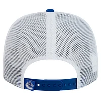 Casquette camionneur extensible 9SEVENTY bleue des Vancouver Canucks de New Era pour homme