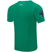 T-shirt en chenille classique des Canucks de Vancouver Pro Standard vert pour homme