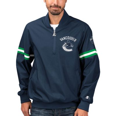 Starter Raptors The Pro III Quarter-Zip Hoodie Jacket - Men's