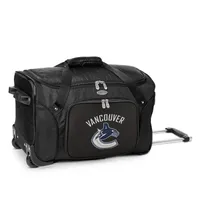 Vancouver Canucks MOJO 22" 2-Wheeled Duffel Bag - Black