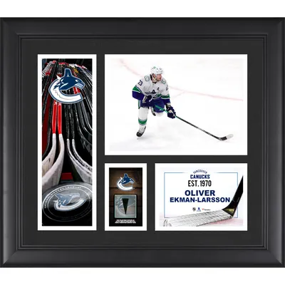 Lids Oliver Ekman-Larsson Vancouver Canucks Fanatics Authentic Framed 15 x  17 Stitched Stars Collage