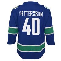 Preschool Elias Pettersson Blue Vancouver Canucks 2019/20 Home - Replica Player Jersey