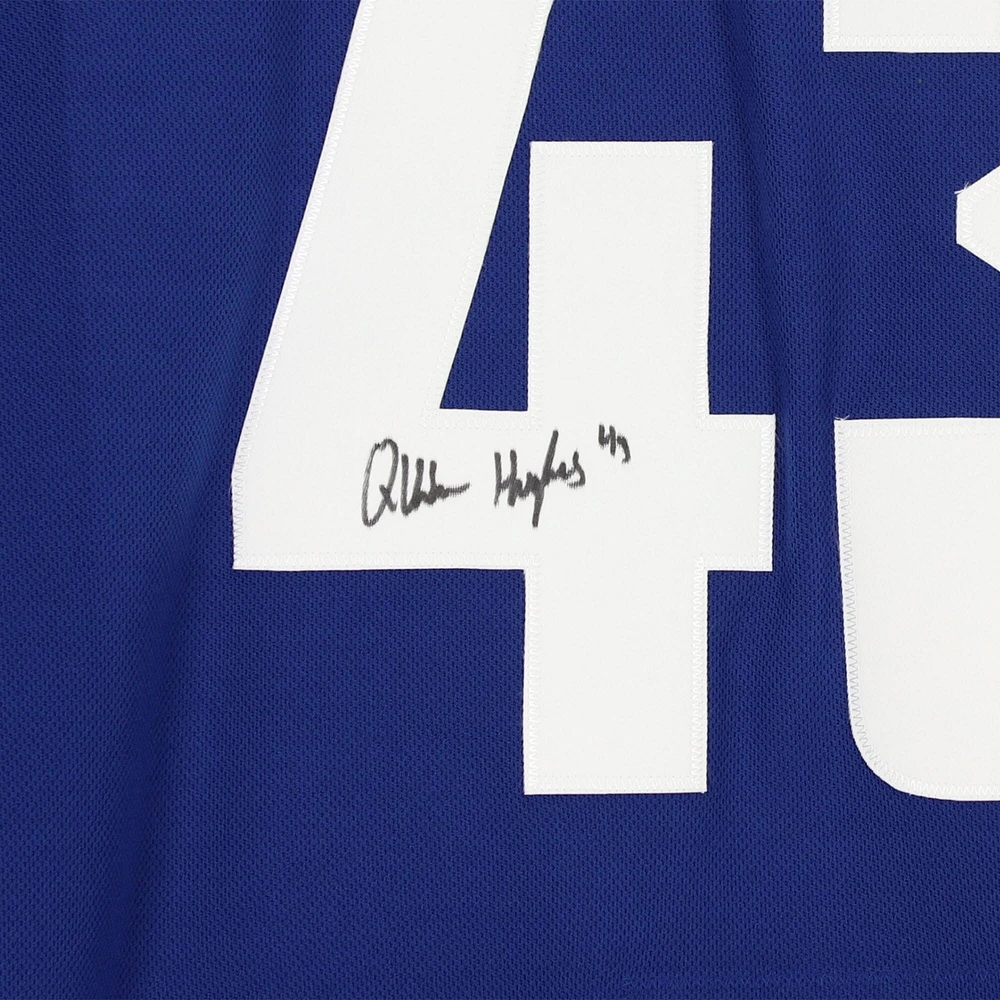 Quinn Hughes Vancouver Canucks Autographed Blue Adidas Authentic Jersey