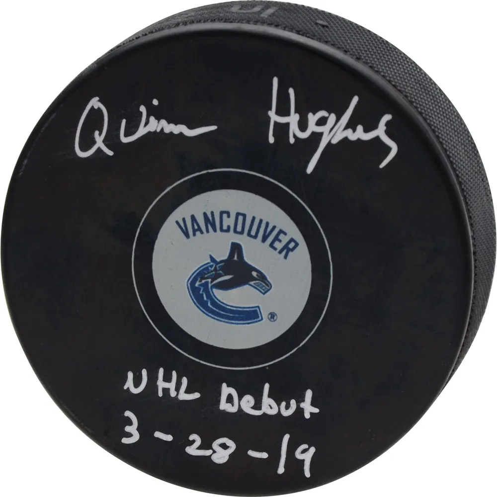 Men's Fanatics Branded Quinn Hughes Blue Vancouver Canucks