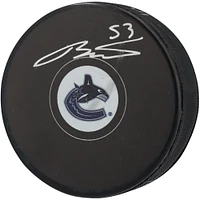 Teddy Blueger Vancouver Canucks Autographed Hockey Puck  