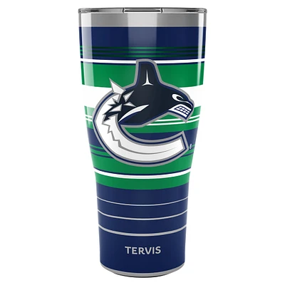 Tervis Canucks de Vancouver 30oz. Gobelet en acier inoxydable à rayures Hype