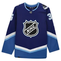Maillot authentique adidas dédicacé par Thatcher Demko Blue Vancouver Canucks pour le match des étoiles de la LNH 2022