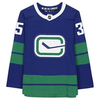 Thatcher Demko Vancouver Canucks Autographed Blue adidas Alternate Authentic Jersey