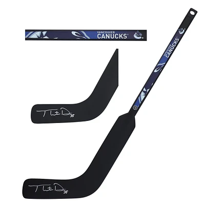 Thatcher Demko Vancouver Canucks Autographed Mini Composite Goalie Stick