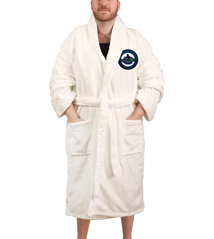 Unisex White Vancouver Canucks Robe