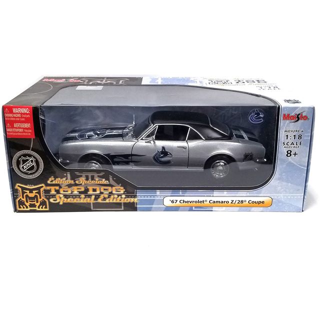 Top Dog Collectibles Vancouver Canucks 1:18 Scale 1967 Chevrolet Camaro  Z/28 Coupe - Collectible | Coquitlam Centre