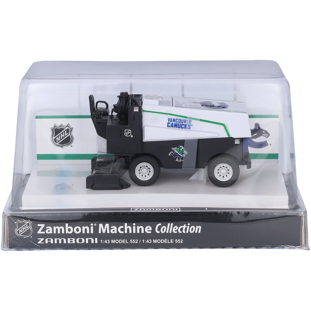 Zamboni moulée sous pression à l'échelle 1:43 des Canucks de Vancouver