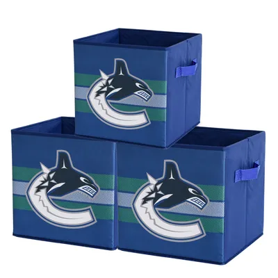 Canucks de Vancouver - 10'' x 10'' Bac de rangement 3-Pack