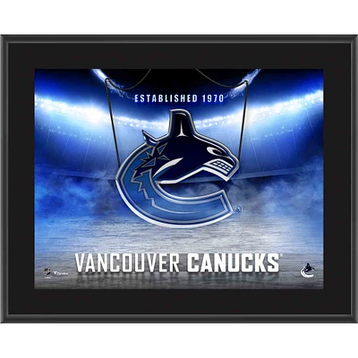 Vancouver Canucks 10.5" x 13" Horizontal Team Logo Sublimated Plaque