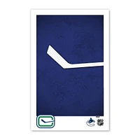 Vancouver Canucks 11" x 17" Minimalist Logo Poster Print