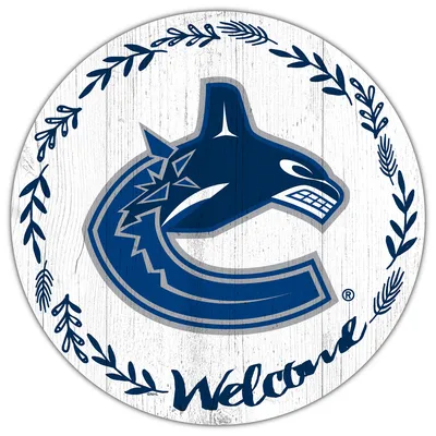 Vancouver Canucks 12" Welcome Circle Sign