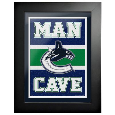 Vancouver Canucks - 12'' x 16'' Man Cave Framed Artwork