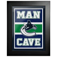 Vancouver Canucks - 12'' x 16'' Man Cave Framed Artwork