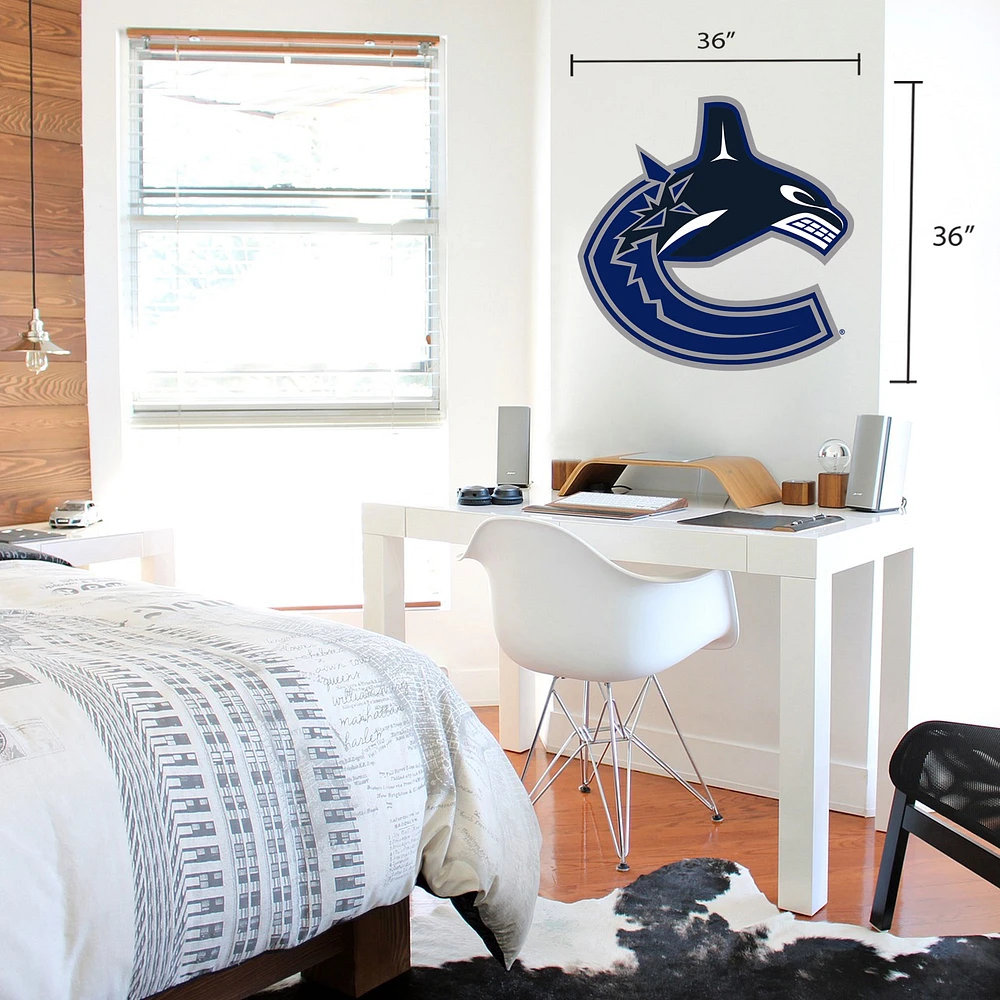 Vancouver Canucks 36'' x 36'' Team Logo Repositionable Wall Decal