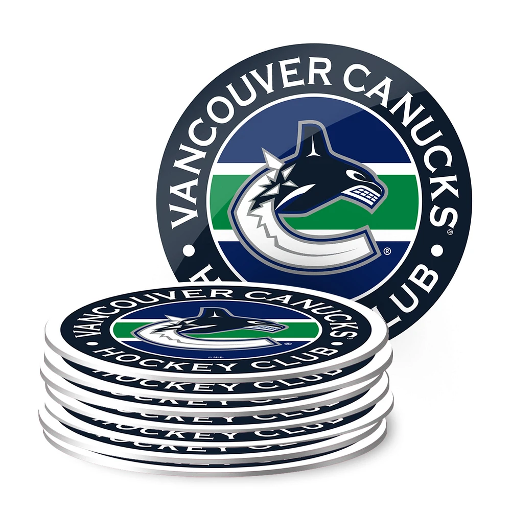 Canucks de Vancouver - Ensemble de 8 sous-verres