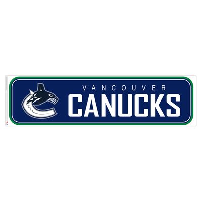 Vancouver Canucks 90'' x 23'' Repositionable Wall - Decal