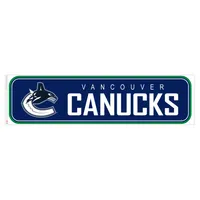 Mur repositionnable 90'' x 23'' des Canucks de Vancouver - Décalcomanie