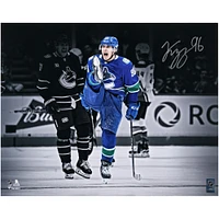 Vancouver Canucks Andrei Kuzmenko Autographed 16" x 20" Celebrating Spotlight Photograph