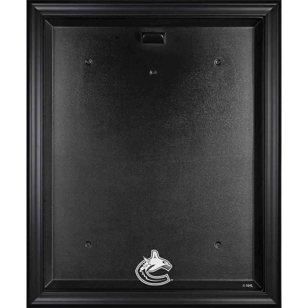Vancouver Canucks Black Framed Logo Jersey Display Case