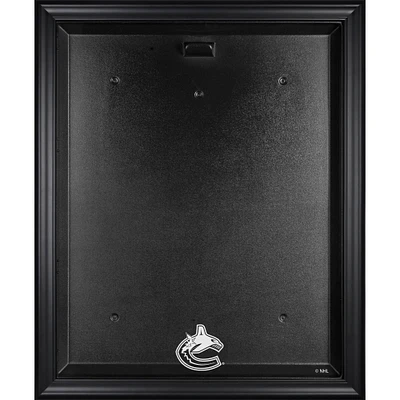 Vancouver Canucks Black Framed Logo Jersey Display Case
