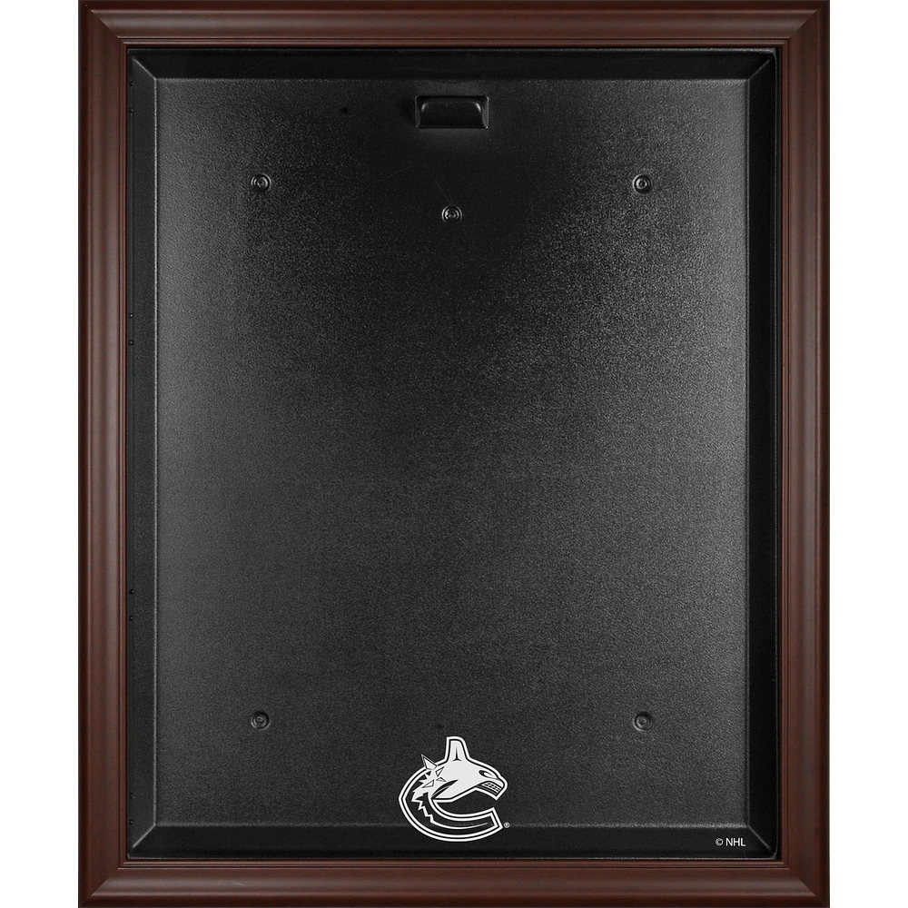 Vancouver Canucks Framed Logo Jersey Display Case