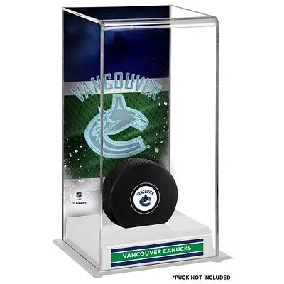 Vancouver Canucks Deluxe Tall Hockey Puck Case