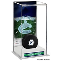 Vancouver Canucks Deluxe Tall Hockey Puck Case
