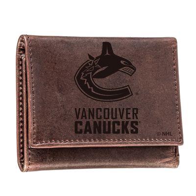 Vancouver Canucks Leather Team Tri-Fold Wallet