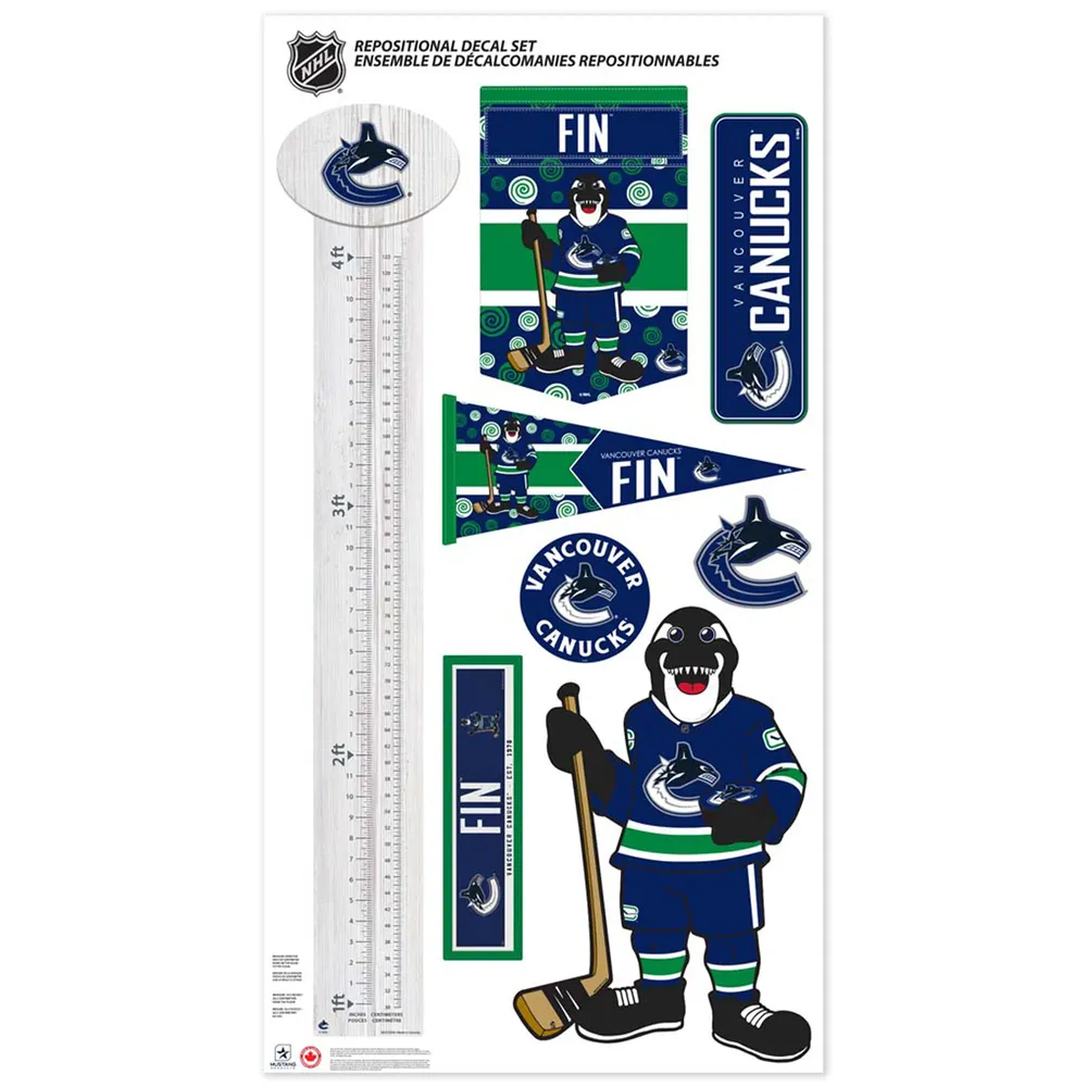 Vancouver Canucks - Mascot Repositionable Decal Set