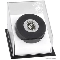 Vancouver Canucks Puck Deluxe Logo Display Case
