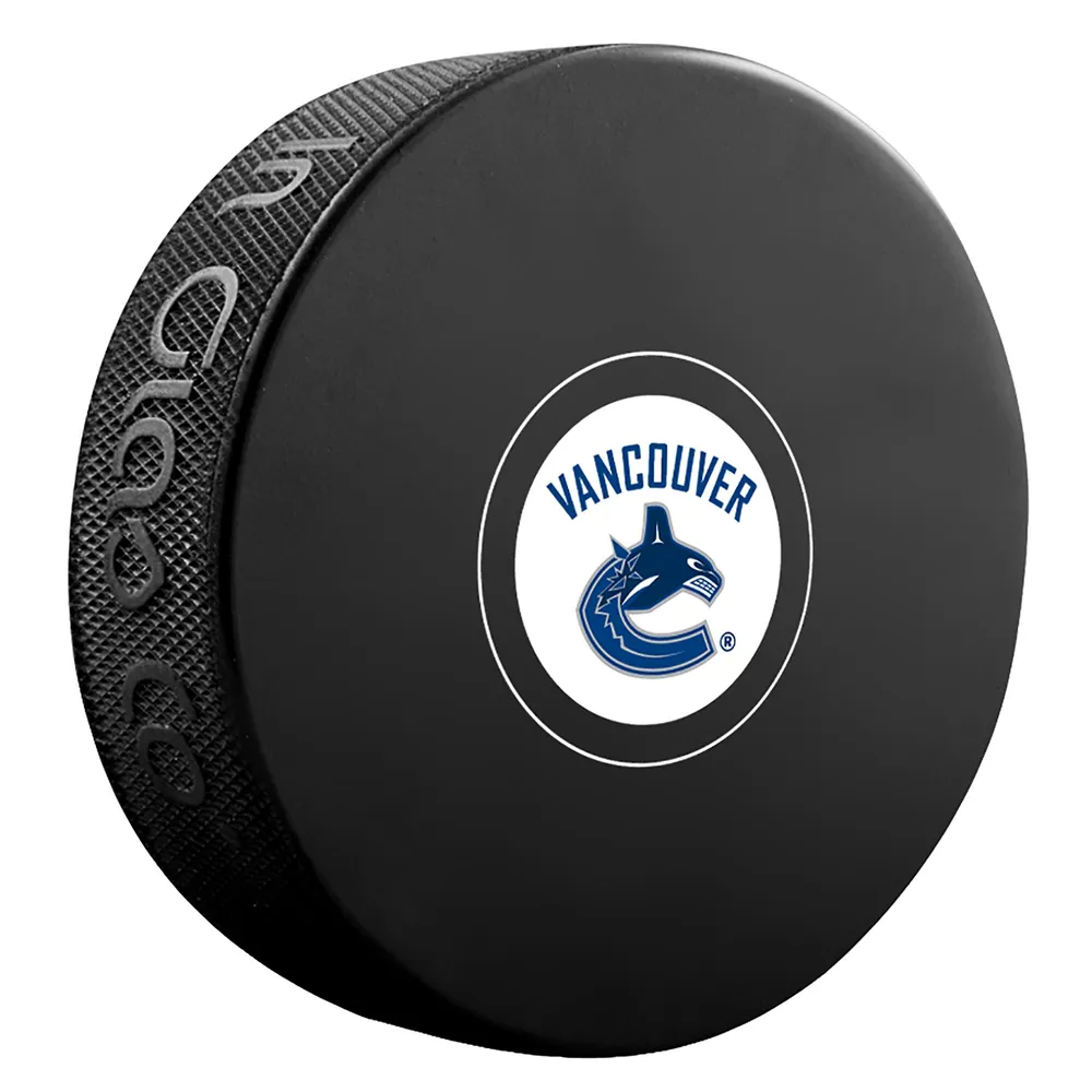 Lids Quinn Hughes Vancouver Canucks Fanatics Authentic Autographed Black  Skate Throwback Logo Official Game Puck