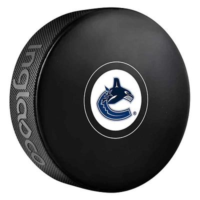 Vancouver Canucks Unsigned InGlasCo 1997-2007 Vintage Model Autograph Model Hockey Puck