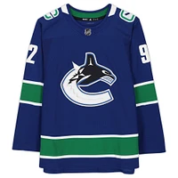 Vasily Podkolzin Blue Vancouver Canucks Autographed adidas Authentic Jersey with Multiple Inscriptions - Limited Edition of 21