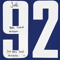 Vasily Podkolzin Blue Vancouver Canucks Autographed adidas Authentic Jersey with Multiple Inscriptions - Limited Edition of 21
