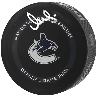 Vasily Podkolzin Vancouver Canucks Autographed 2021 Season Official Game Puck