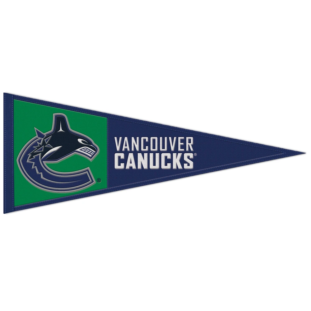 WinCraft Vancouver Canucks 13" x 32" Fanion en laine avec logo principal