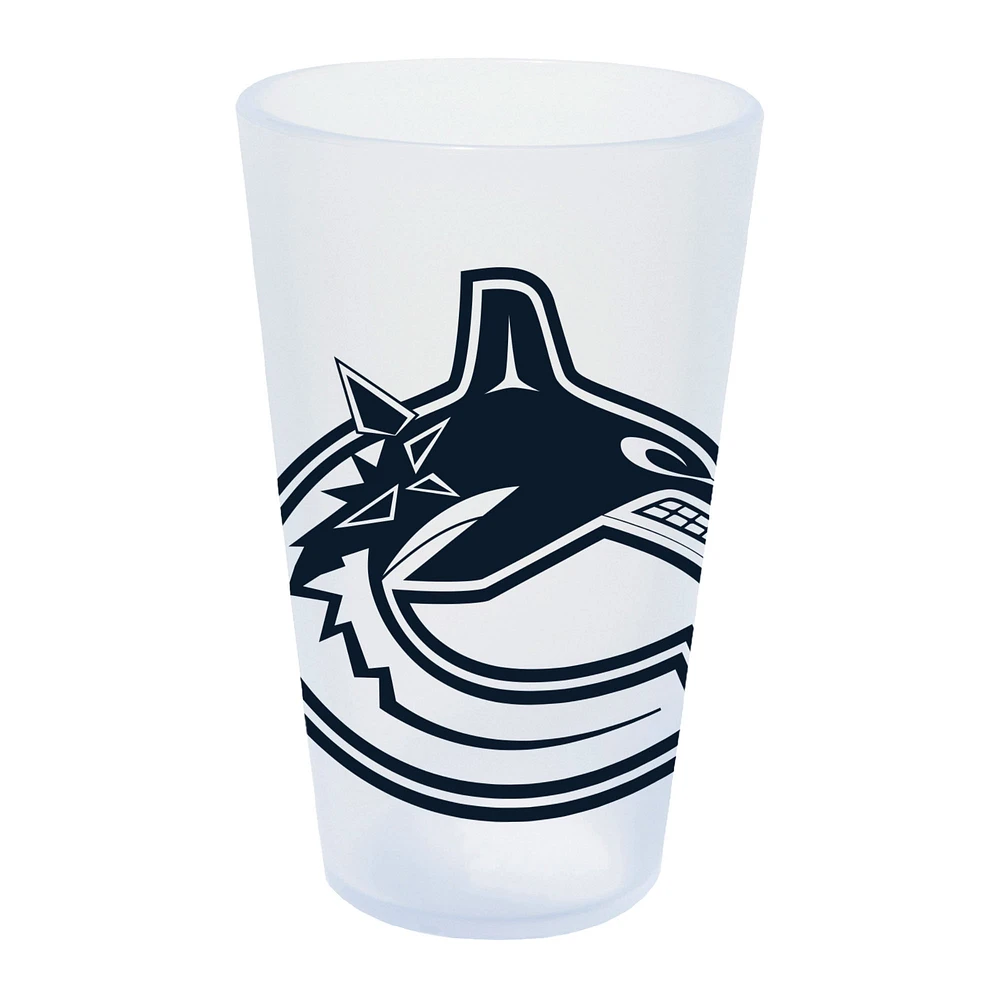 WinCraft Canucks de Vancouver 16oz. Verre à pinte en silicone Icicle