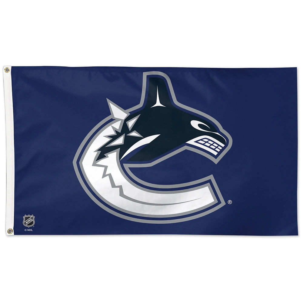 WinCraft Vancouver Canucks 3' x 5' Drapeau unilatéral avec logo