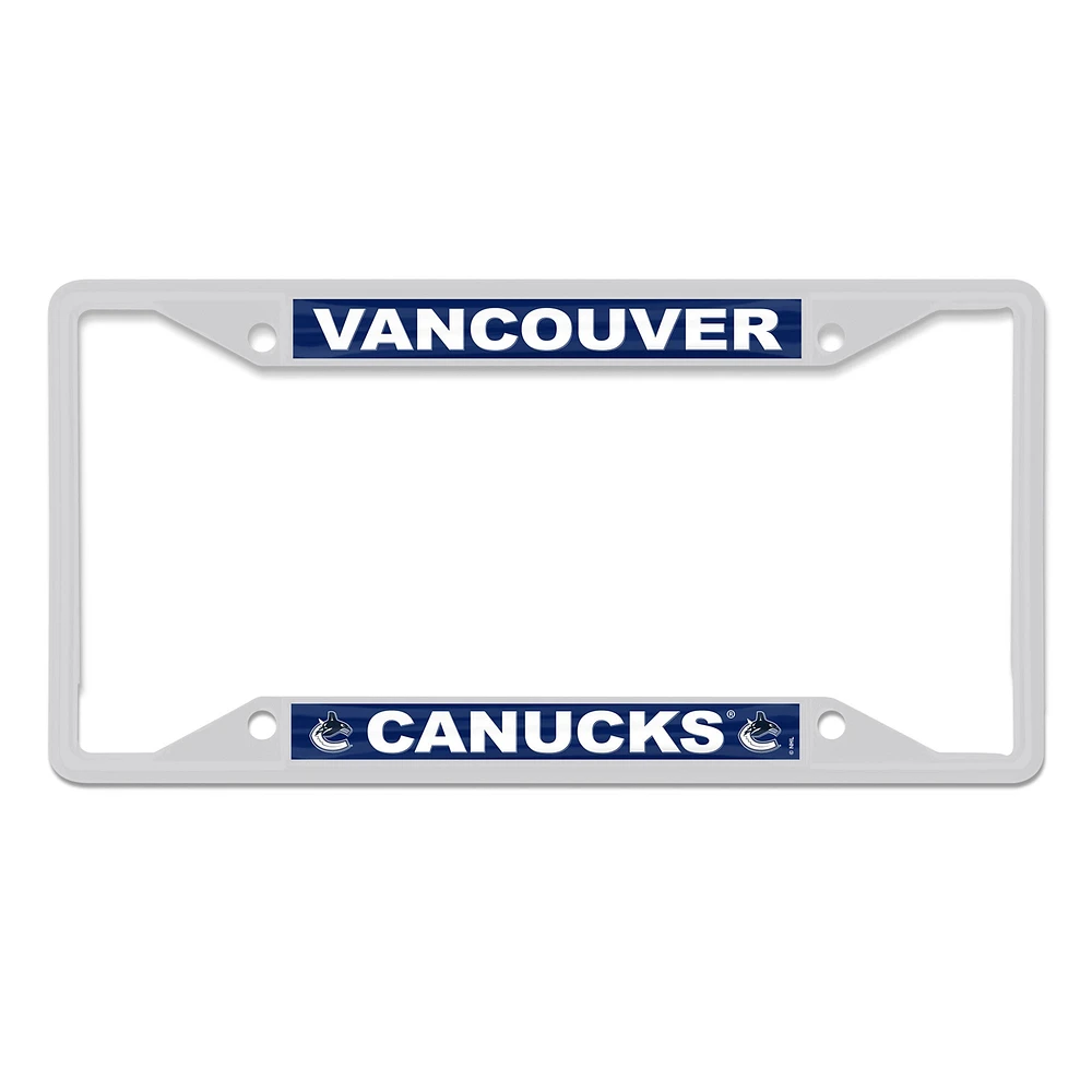 WinCraft Vancouver Canucks Chrome Color License Plate Frame