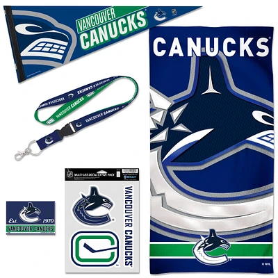 Pack d'accessoires pour supporters WinCraft Vancouver Canucks House